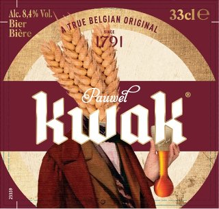 Pauwel Kwak (подарочный набор 4х0,33л+бокал с подставкой)