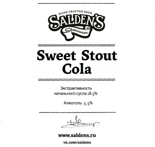 Sweet Stout Cola