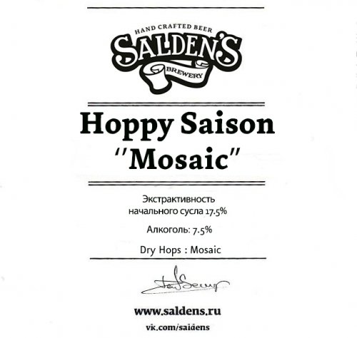 Hoppy Saison (Mosaic)