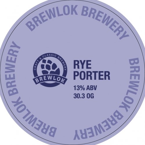 BA Imperial Rye Porter  Sib Fest Batch