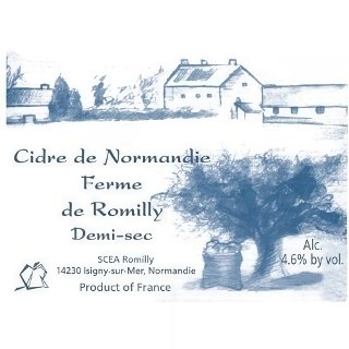 Cidre de Normandie Demi-Sec