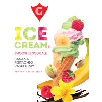ICE CREAM 11 | banana • pistachio • raspberry