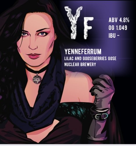 Yenneferrum Gose With Lilac And Gooseberries