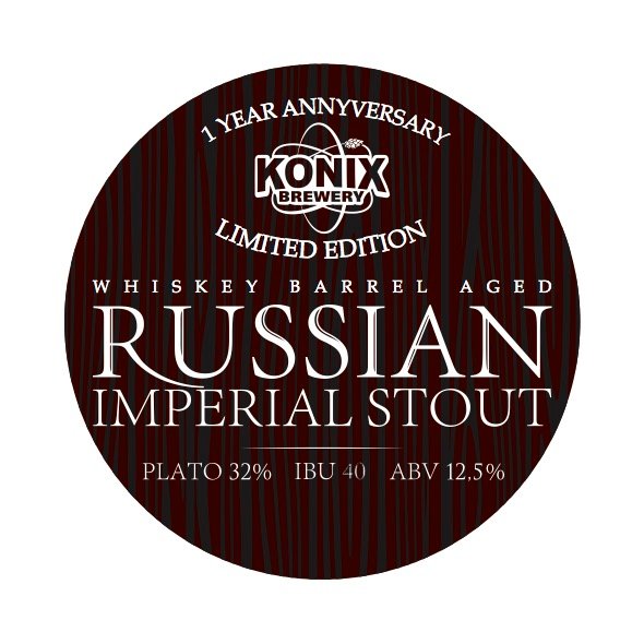 Russian Imperial Stout 1 Year Anniversary (barrel #Bourbon)