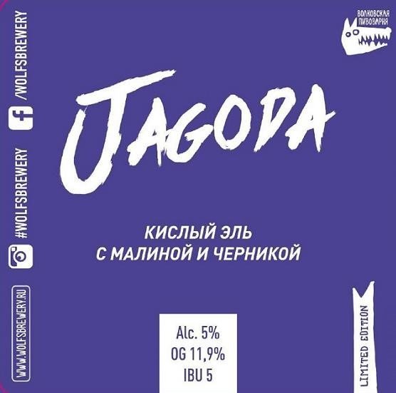 Jagoda / Кислый эль с малиной и черникой