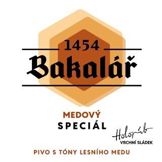 Bakalář Medový speciál / Honey Lager