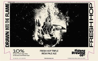Fresh Hop Drawn Into the Flame