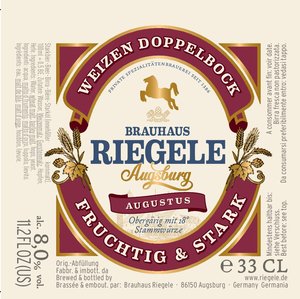 Weizen Doppelbock Augustus