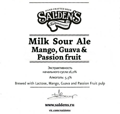 Milk Sour Ale Mango,Guava & Passion Fruit