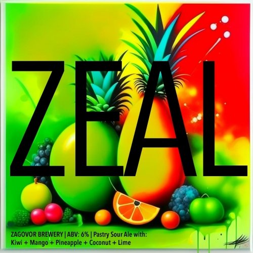 ZEAL: Kiwi + Mango + Pineapple + Coconut + Lime
