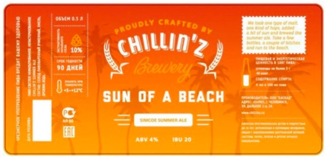 Sun of A Beach (summer Ale 2016)
