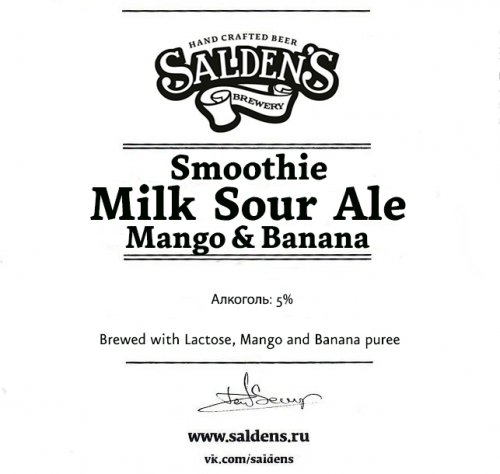 Smoothie Milk Sour Ale Mango & Banana