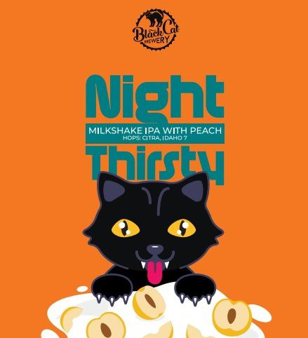Night Thirsty Milkshake IPA With Peach