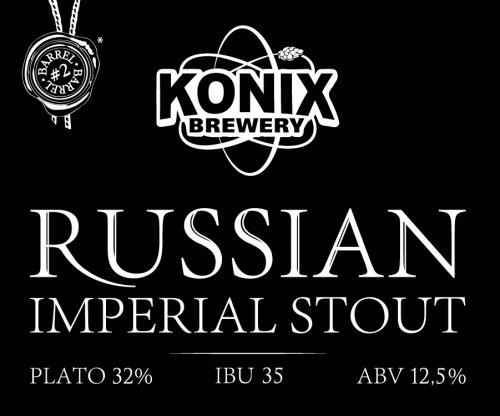 Konix Russian Imperial Stout (barrel #2)
