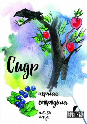 Черносмородиновый сидр 5%