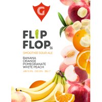 FLIP FLOP 56 | banana • orange • pomegranate • white peach