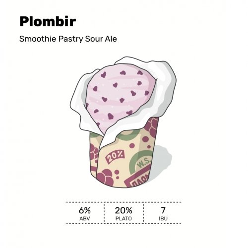 Пломбир / Plombir (Черная Смородина)