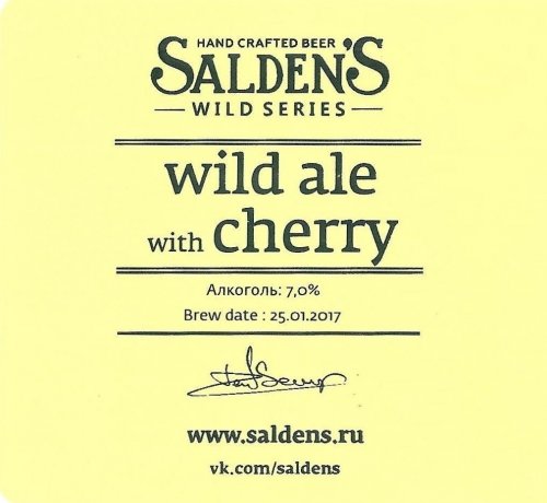 Wild Ale With Cherry