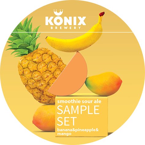 Sample Set Banana & Pineapple & Mango