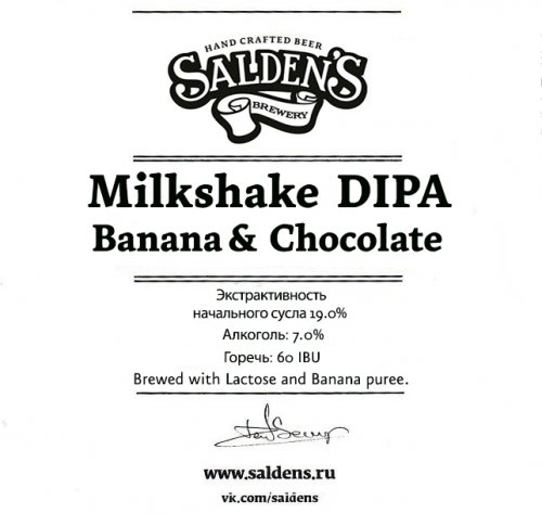 Milkshake DIPA Banana & Chocolate