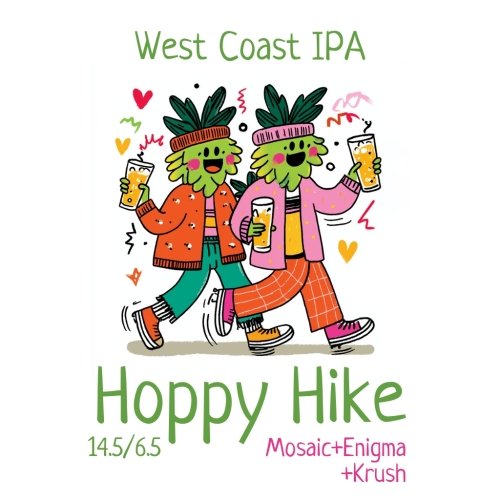 Hoppy Hike: Mosaic+Enigma+Krush