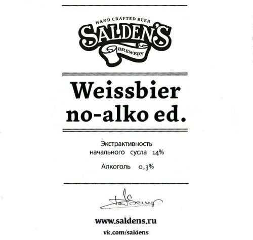 Weissbier No-alko Ed.