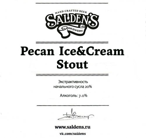 Pecan&Ice Cream Stout