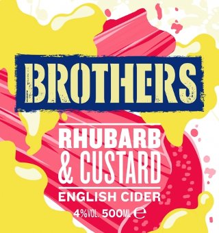 Brothers Rhubarb & Custard English Cider
