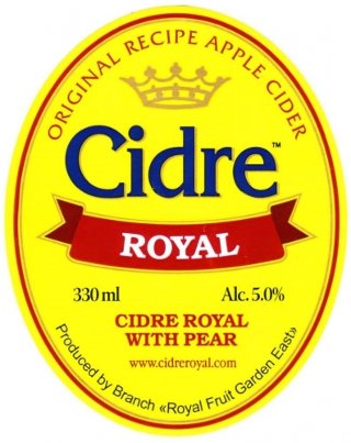 Cidre Royal With Pear