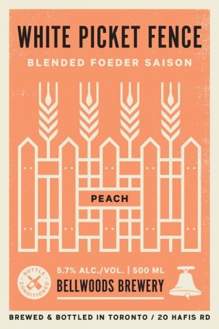 White Picket Fence - Peach