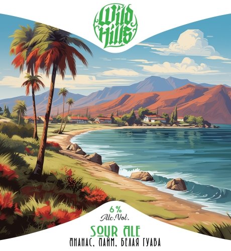 Sour Ale Ананас, Лайм, Белая гуава