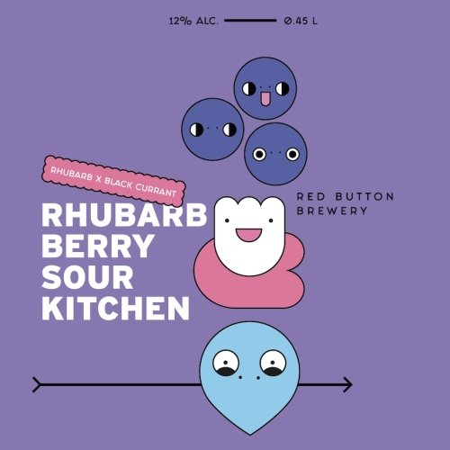 Rhubarb Berry Sour Kitchen (Rhubarb X Black Currant)