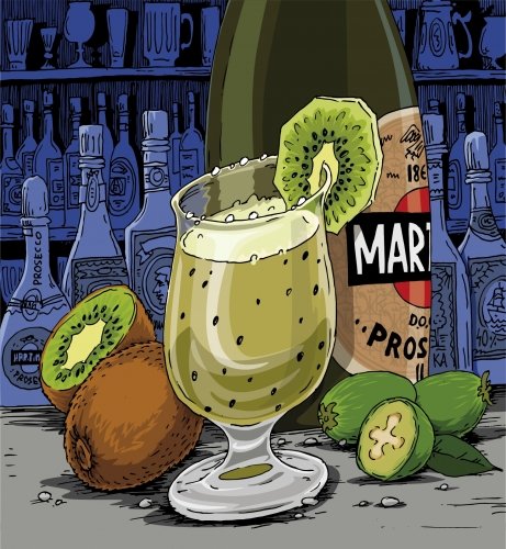 Sour Kiwi And Feijoa