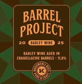Barrel Project 2025 Barley Wine Aged In Craigellachie Barrels