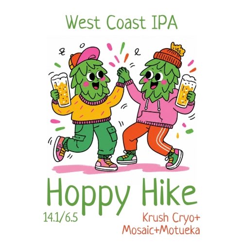 Hoppy Hike: Krush Cryo+Mosaic+Motueka