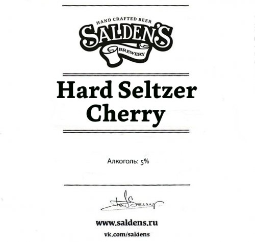 Hard Seltzer Cherry