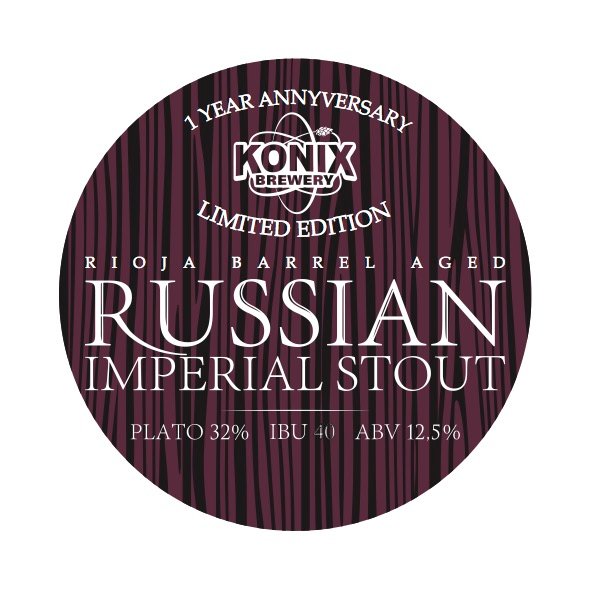 Russian Imperial Stout 1 Year Anniversary (barrel #Rioja)