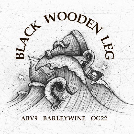 Black Wooden Leg