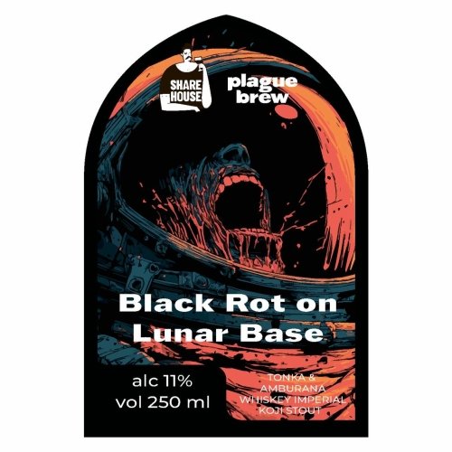 Black Rot On Lunar Base