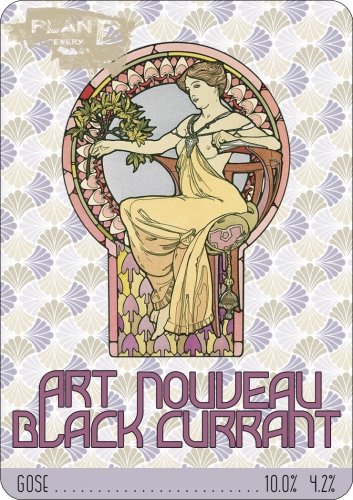 Art Nouveau Black Currant Gose
