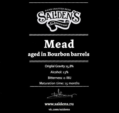 Mead Aged In Bourbon Barrels