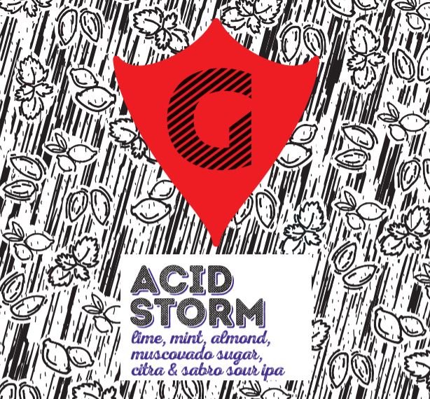 ACID STORM lime, mint, almond, muscovado sugar, citra & sabro