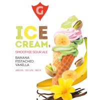 ICE CREAM 9 | banana • pistachio • vanilla
