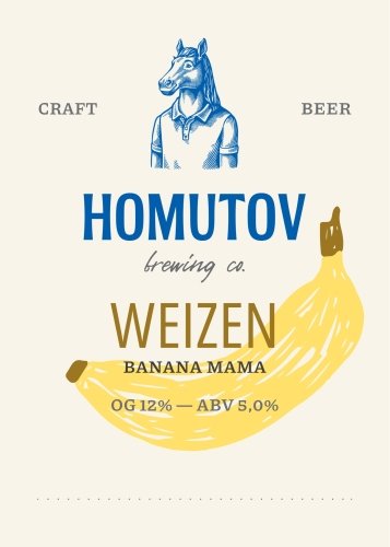 Homutov Weizen Banana Mama