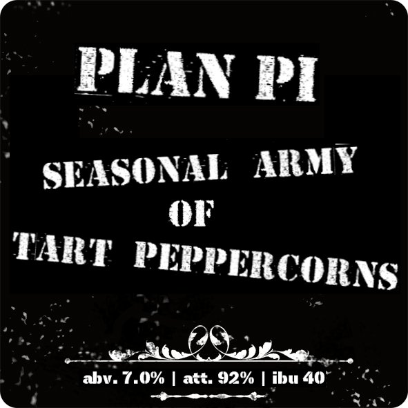 Seasonal Army of Tart Peppercorns