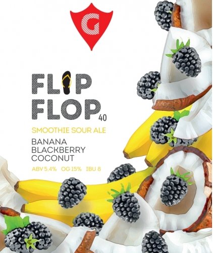 FLIP FLOP 40 | banana • blackberry • coconut