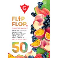 FLIP FLOP 50 | black currant • blueberry • passion fruit • pink guava • white peach