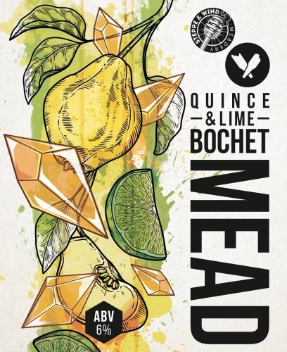 Quince & Lime Bochet Mead