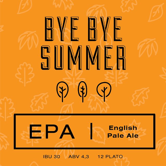 BYE BYE SUMMER English Pale Ale