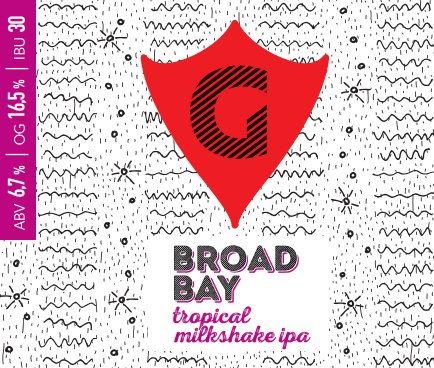 BROAD BAY tropical milkshake ipa